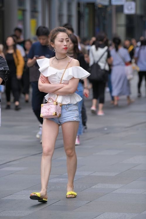 街拍美女434