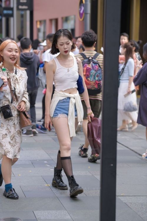 街拍美女450