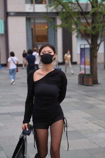 jx543【成都街拍】短靴美女120P